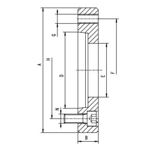 Tarcza zabierakowa obrobiona typ 8217-720-11A2 DIN Bison kod: 358217110600 - 2